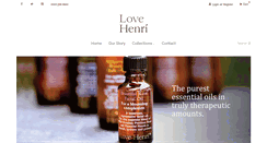 Desktop Screenshot of lovehenri.com